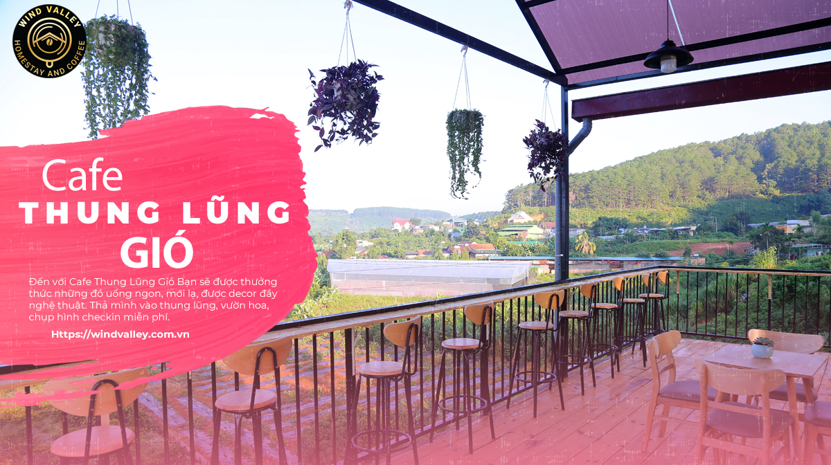 Social Banner Cafe Thung Lũng Gió - Wind Valley Homestay and Coffee